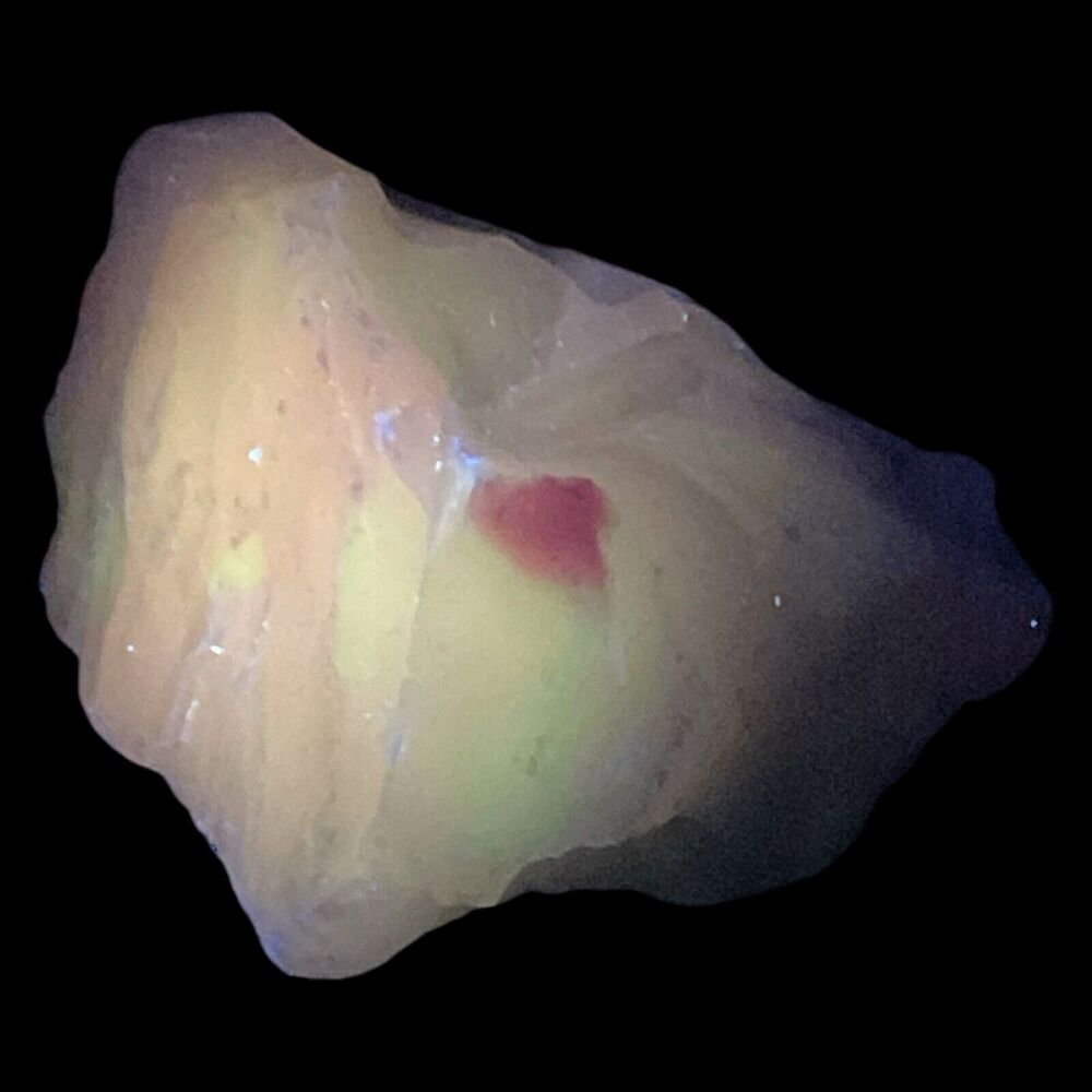 Lavender Art Glass Cullet‎ Glowing Manganese Slag Glass #4GX250